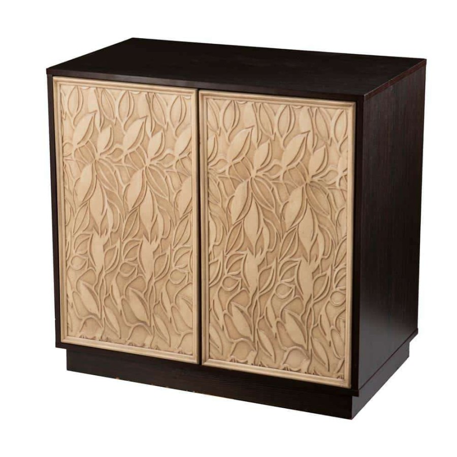 Home Office Furniture * | Evins Brown Accent Cabinet By Southern Enterprises